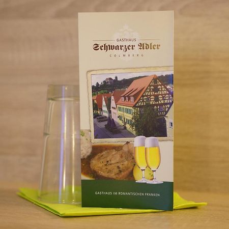 Gasthaus Schwarzer Adler Colmberg Exteriör bild